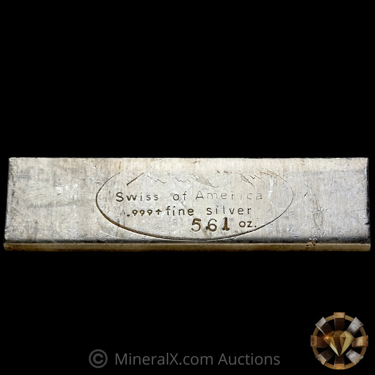 5.61oz Swiss Of America Vintage Silver Bar