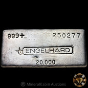 20oz Engelhard 8th Series Bull Logo Vintage Silver Bar