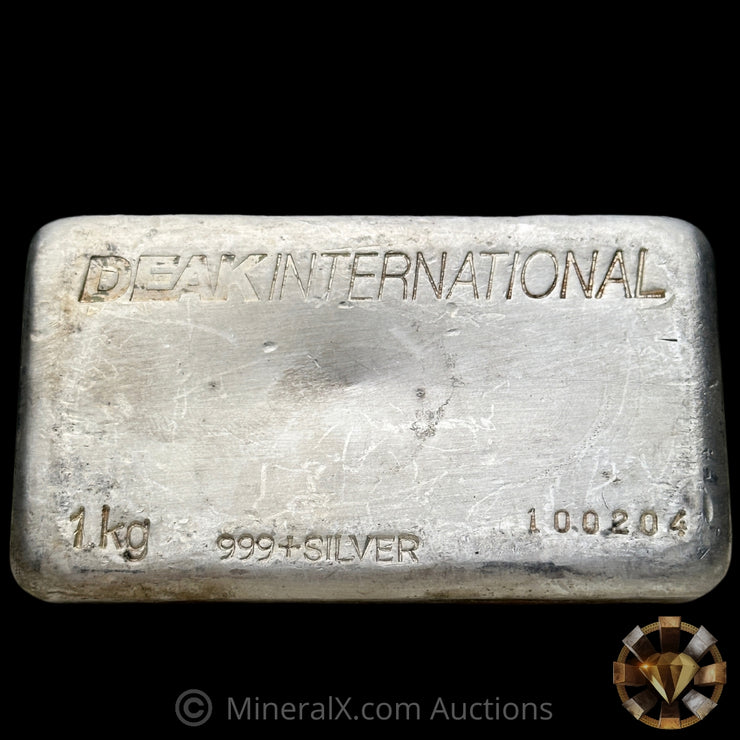 Kilo Deak International Engelhard Australia Vintage Silver Bar