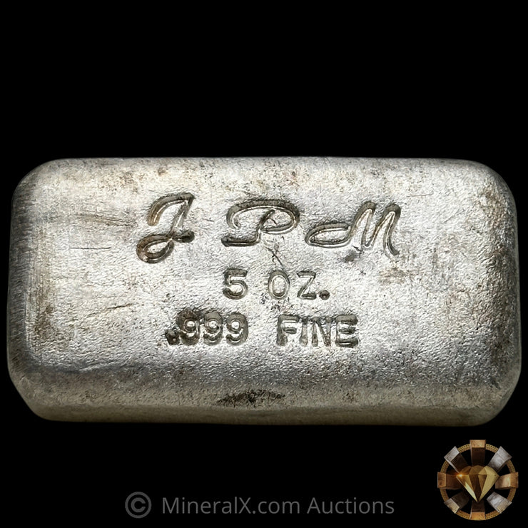 5oz JPM Jackson Precious Metals Vintage Silver Bar