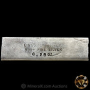 6.28oz Kingsmen Rare Weight Class Vintage Silver Bar