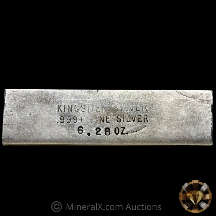 6.28oz Kingsmen Rare Weight Class Vintage Silver Bar