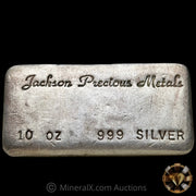 10oz JPM Jackson Precious Metals Vintage Silver Bar