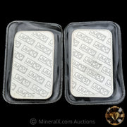 x2 1oz JM Johnson Matthey Vintage Silver Bars