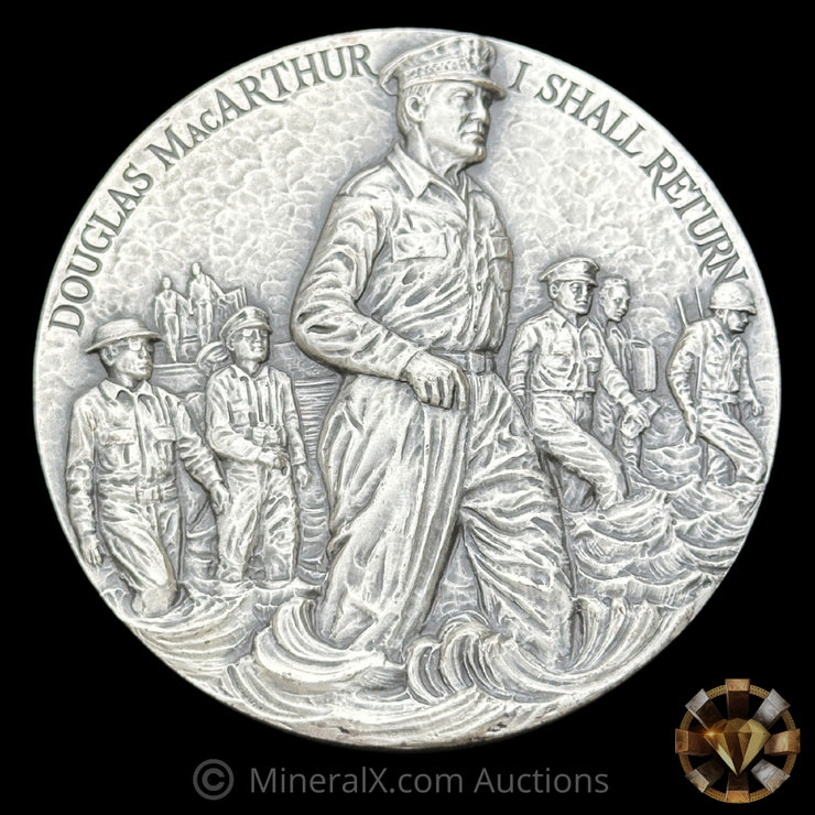 5.3oz Douglas MacArthur Vintage Silver Round