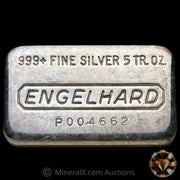 5oz Engelhard P Loaf Vintage Silver Bar