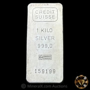 Kilo Credit Suisse Vintage Silver Bar