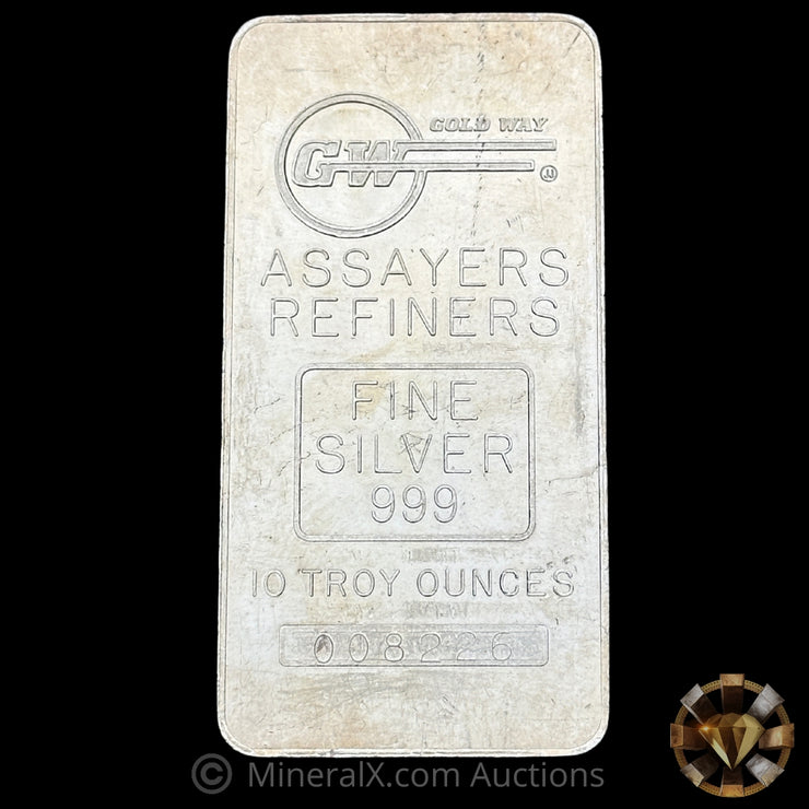 10oz GW Gold Way Vintage Silver Bar