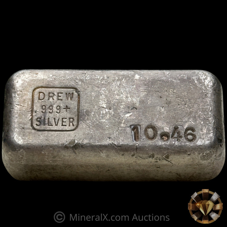 10.46oz Drew Vintage Silver Bar