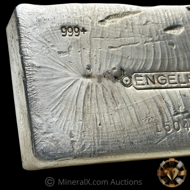 50oz Engelhard Bull Logo 1st Series Vintage Silver Bar