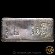 Kilo Johnson Matthey JM London Rare Sharps & Pixley Bullion Brokers Counterstamp Vintage Silver Bar