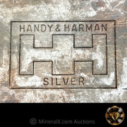 100oz Handy & Harman HH Vintage Silver Bar