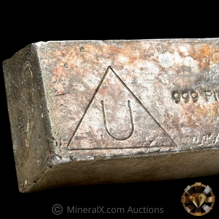 49.770oz Delta Smelting & Refining Co LTD Rare Early Variety Mold With Original Handsigned Numbers Matching 1973 Dated COA