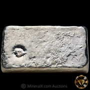 1.002Kg (Kilo) MG Matthey Garrett (Early Variety) Australia Vintage Silver Bar With Large W & H Walker And Hall Flag Counterstamp