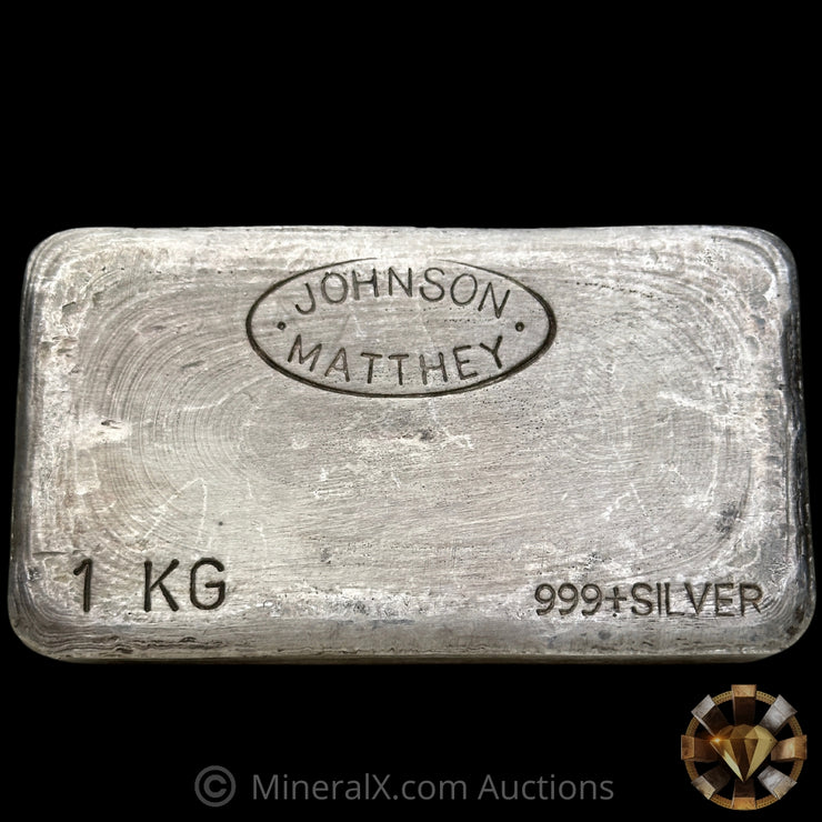 Kilo Johnson Matthey JM Australia Vintage Silver Bar