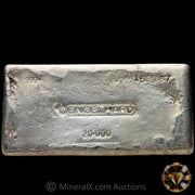 20oz Engelhard Bull Logo Vintage Silver Bar