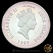 1oz 1997 Princess Diana Cook Islands Silver Coin