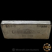 25oz Engelhard 6th Series Exceedingly Rare 0-Leading Early "999.0" Fineness Variety Vintage Silver Bar