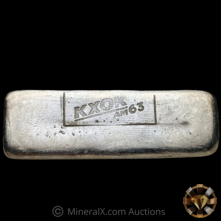 3oz International Silver Ltd Inc KXOK AM 63 Counterstamp Vintage Silver Bar