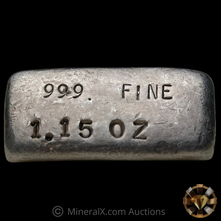 1.15oz AW Alexander Westerfall Vintage Silver Bar