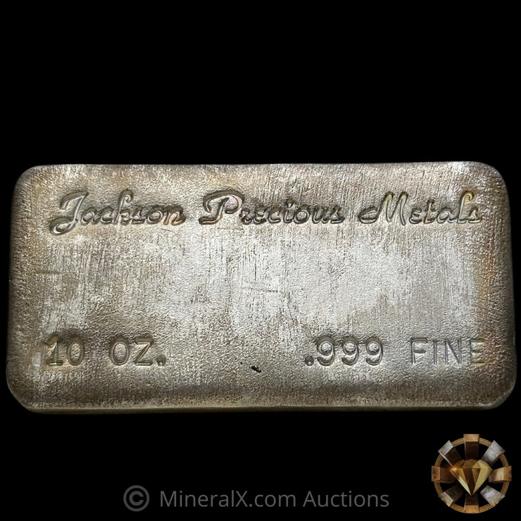 10oz Jackson Precious Metals JPM Vintage Silver Bar