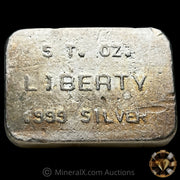 5oz Liberty Vintage Silver Bar