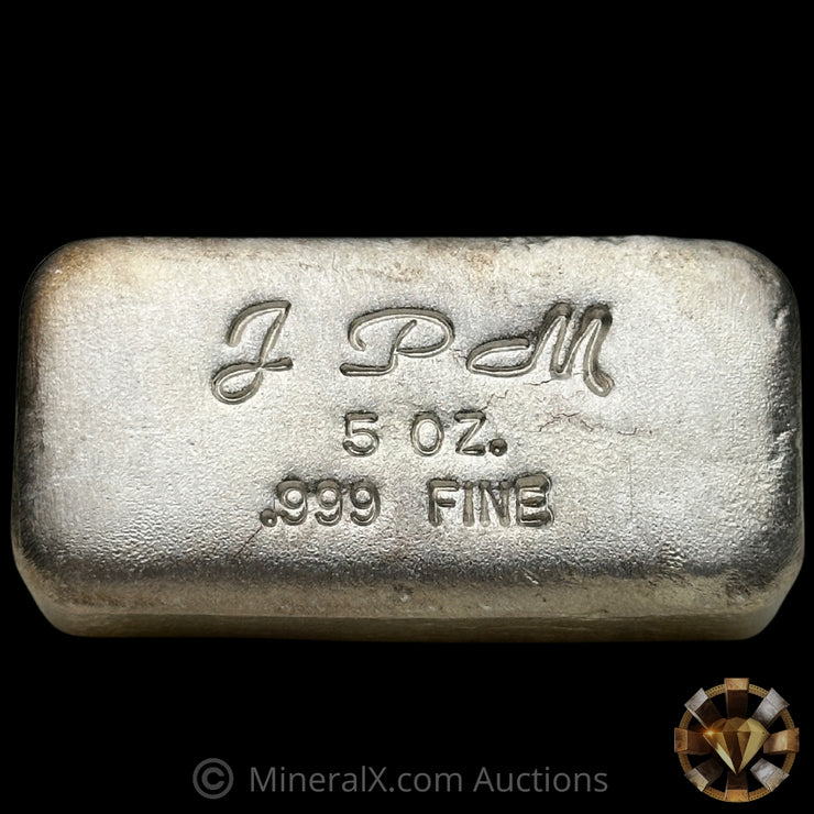 5oz JPM Jackson Precious Metals Vintage Silver Bar