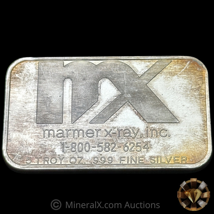 5oz Marmer X Ray Vintage Silver Bar