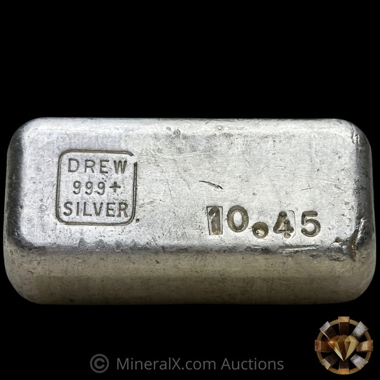 10.45oz Drew Vintage Silver Bar