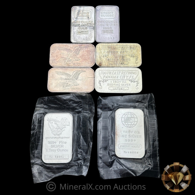 x8 1oz Misc Vintage Silver Bars