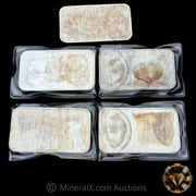 x5 1oz National Vintage Silver Bars