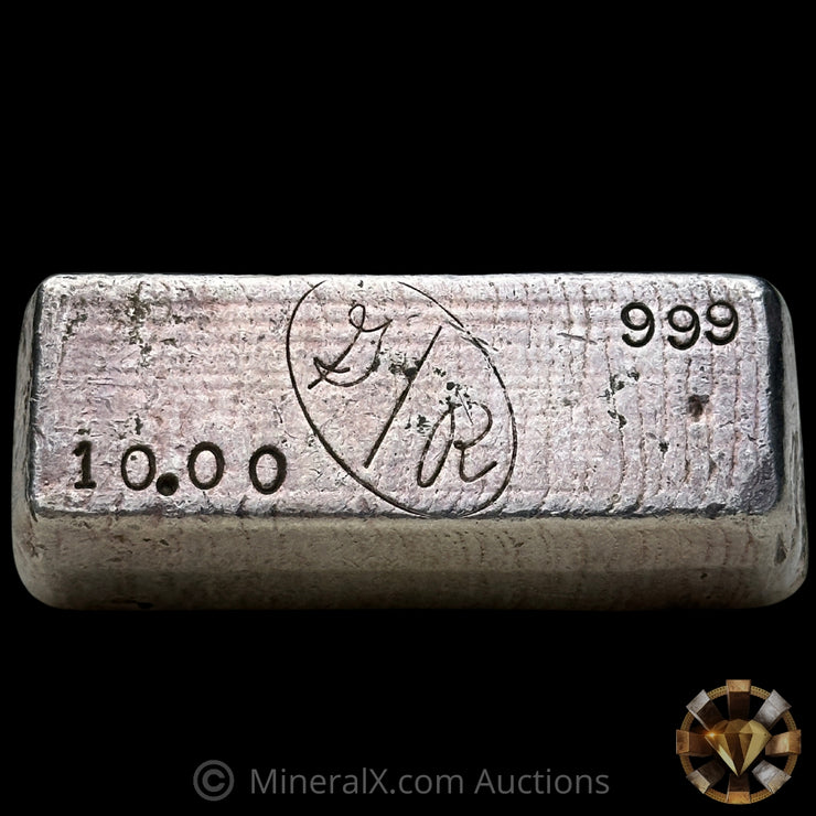 10oz GR Vintage Silver Bar