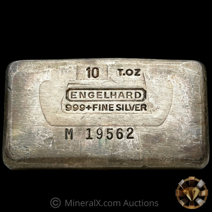 10oz Engelhard M Prefix 5th Series Vintage Silver Bar (1 of 2 Known)