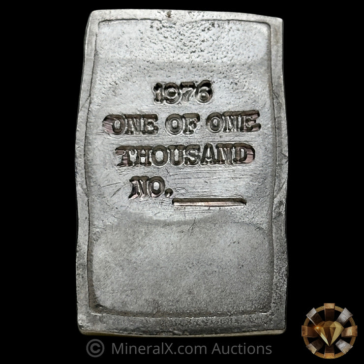 459gr (0.95oz) 1976 Nevada City Mint Vintage Silver Bar