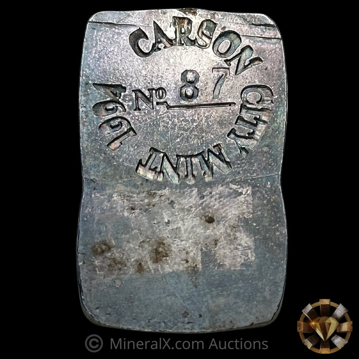 297gr (0.6oz) 1994 CC Carson City Mint Vintage Silver Bar