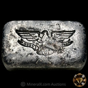 3oz W H Foster Vintage Silver Bar With Deak Triangle & Star Counterstamps