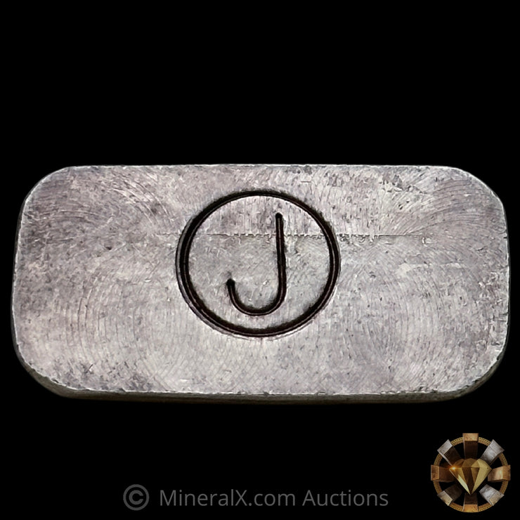 1oz J Vintage Silver Bar