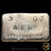 5oz APM Vintage Silver Bar