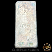 Kilo JM Johnson Matthey Vintage Silver Bar