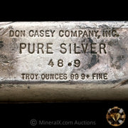 48.9oz Don Casey Company Inc Silvex Silver System Vintage Silver Bar