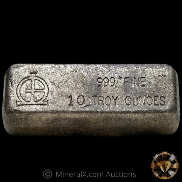 10oz M & B Mining Omega Vintage Silver Bar