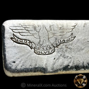 10oz W H Foster "Grail" Deak Perera DP Full Stamp Vintage Silver Bar With Triangle Star & Serial (1 of 3 Known)