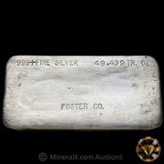 49.439oz W H Foster Vintage Silver Bar