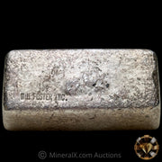 50.093oz W H Foster Inc Vintage Silver Bar With Unique Double Hallmarking