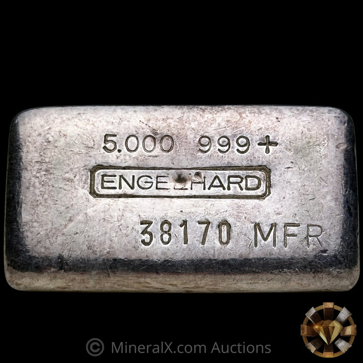 5oz Engelhard MFR Vintage Silver Bar