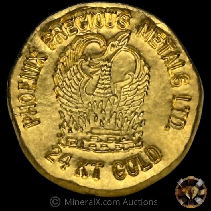 1oz Phoenix Precious Metals Ltd Vintage Gold Round