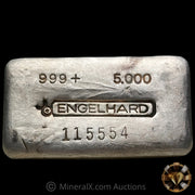 5oz Engelhard Bull Logo Vintage Silver Bar