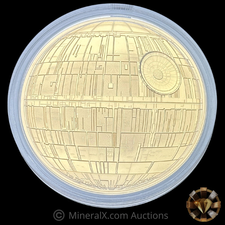 5oz 2022 Star Wars Death Star New Zealand Mint Gold Coin BU With Original Case, Packaging & COA (Limited Edition Of Only 25 Pieces Made)