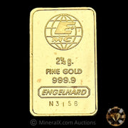 2 1/2g Engelhard Vintage Gold Bar