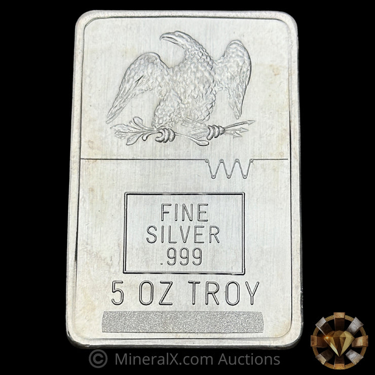 5oz CMI Seattle Vintage Silver Bar